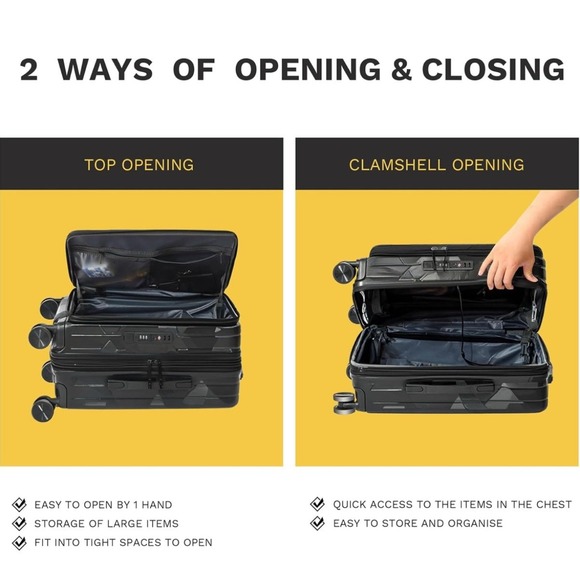 Carry On Luggage 22x14x9 Airline Approved Expandable - Picture 2 of 10